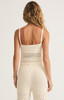 Z Supply Women's Tay Crochet Cropped Tank Top in Sea Salt