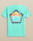 The Southern Tide Boys' Ride the Tide Tee in Mint The Southern Tide Boys' Ride the Tide Tee in Mint