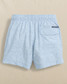 Southern Tide Boys' Shark Bait Swim Trunks Cerulean Blue front view