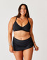 Carve Designs Women's Hoku Swim Skort in Black full length