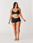 Carve Designs Women's Hoku Swim Skort in Black side view