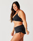 Carve Designs Women's Hoku Swim Skort in Black back view