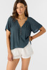 O'Neill Women's Aylee Top in Slate O'Neill Women's Aylee Top in Slate