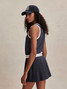 Varley Women's Clemency Mid Rise Skort in Blue Night side view
