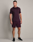 Rhone Atmosphere Tee Mulberry Heather detail