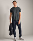 Rhone Atmosphere Tee Pine Grey front