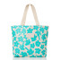 Aloha Collection Day Tripper Tote Bag in Puakenikeni Buds - Blue Lagoon