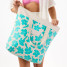 Aloha Collection Day Tripper Tote Bag in Puakenikeni Buds - Blue Lagoon
