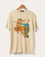 Junk Food Austin Texas Vintage Tee in Camel Junk Food Austin Texas Vintage Tee in Camel