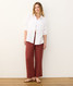 Marine Layer Women's Jane Relaxed Button Shirt in White