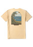 The Vissla Boys' Cove Cosmic Wash Tee in Yellow