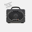 Turtlebox Gen 3 Speaker Thunderhead Charcoal Gray three-quarter view