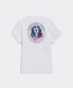 The Vineyard Vines Men's USA Flag Mountain Dog Pocket Tee in White The Vineyard Vines Men's USA Flag Mountain Dog Pocket Tee in White