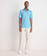 Vineyard Vines Bradley Stripe Sankaty Polo Sea Splash Blue back view