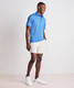 Vineyard Vines Bradley Stripe Sankaty Polo Ocean Breeze Blue front view