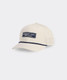 The Vineyard Vines Rubber Patch Logo Performance Hat in Stone Grey