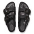 Birkenstock Women's Arizona Big Buckle EVA Sandals Black three-quarter view