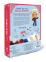 Quarto Dolly Parton Crochet Kit showing colorful yarn and instruction materials included