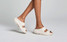 Oofos Women's OOyea Sandals in Chalk