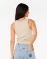 Rip Curl Women's Butterfly Rib Tank in Natural