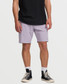 Billabong Men's Crossfire Submersible 19" Hybrid Shorts in Light Purple back view