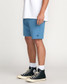 Billabong Men's Crossfire Submersible 19" Hybrid Shorts in Carolina Blue back view