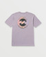 Billabong Men's Hollow Premium Tee in Light Purple detail view