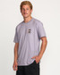 Billabong Men's Hollow Premium Tee in Light Purple back view