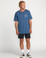 Billabong Men's Rockies A/Div Tee in Deep Blue front view