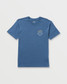 Billabong Men's Rockies A/Div Tee in Deep Blue back detail