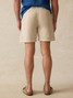 Faherty Men's Essential Drawstring Shorts Stone front view