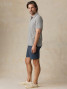 Faherty Men's Essential Drawstring Shorts Blue Nights side view
