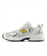 New Balance Women's 530 Shoes Silver Metallic Sea Salt side view