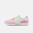 New Balance Little Kids' 327 Sneakers White and Raspberry top view