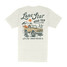 The Sendero X Waco Surf Men's Lone Star Road Trip Tee in White The Sendero X Waco Surf Men's Lone Star Road Trip Tee in White