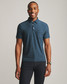 Rhone Men's WFH Polo Dark Teal Heather detail