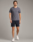 Rhone Men's Reign Tee Midnight Heather front view