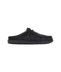 HeyDude Men's Wally Slip Stretch Sox Shoes Black three-quarter view