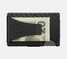 The Ridge Carbon Fiber Wallet with Money Clip open view