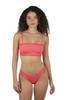 Hurley Women's Macrame Bandeau Bikini Top in Poppy