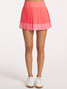 Thrive Societe Women's Color Block Pleated Skort Thrive Societe Women's Color Block Pleated Skort