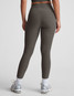 Beyond Yoga Women's Spacedye Caught In The Midi High Waisted Legging in True Grey Heather