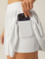 Beyond Yoga Women's If You Pleats Mini Skirt in White