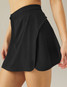 Beyond Yoga Women's Stretch Woven In Stride Lined Skirt in Black