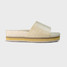 Fleks Women's East Beach Platform Slides Chamois rear view