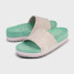 The Fleks Women's East Beach Platform Slides in the South Beach Colorway