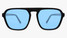 The Goodr Retro G Sunglasses in Navy
