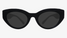 goodr Moon G Sunglasses Black front view