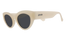 The Goodr Moon G Sunglasses in Cream