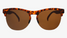 goodr Avant G Sunglasses in Tortoise Brown three-quarter view